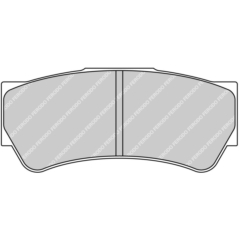 Plăcuțe de frână FERODO DS2500 FRP3103H - F-RP3103H - FRP3103H - 3666618076102